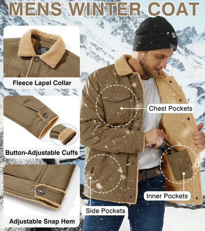Precision Sherpa-Lined Work Jacket
