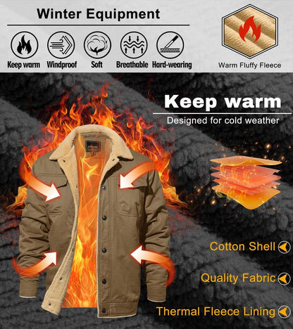 Precision Sherpa-Lined Work Jacket